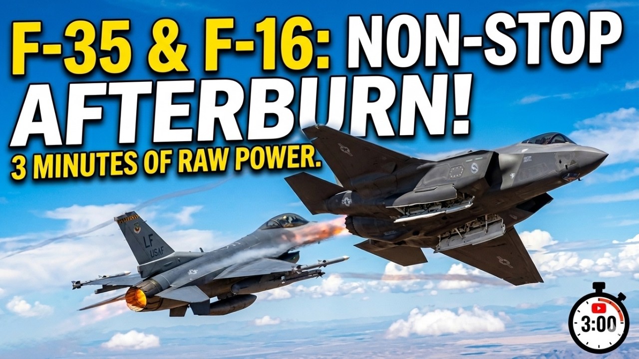 3 Minutes of Non-Stop Fighter Jet Screams 😎