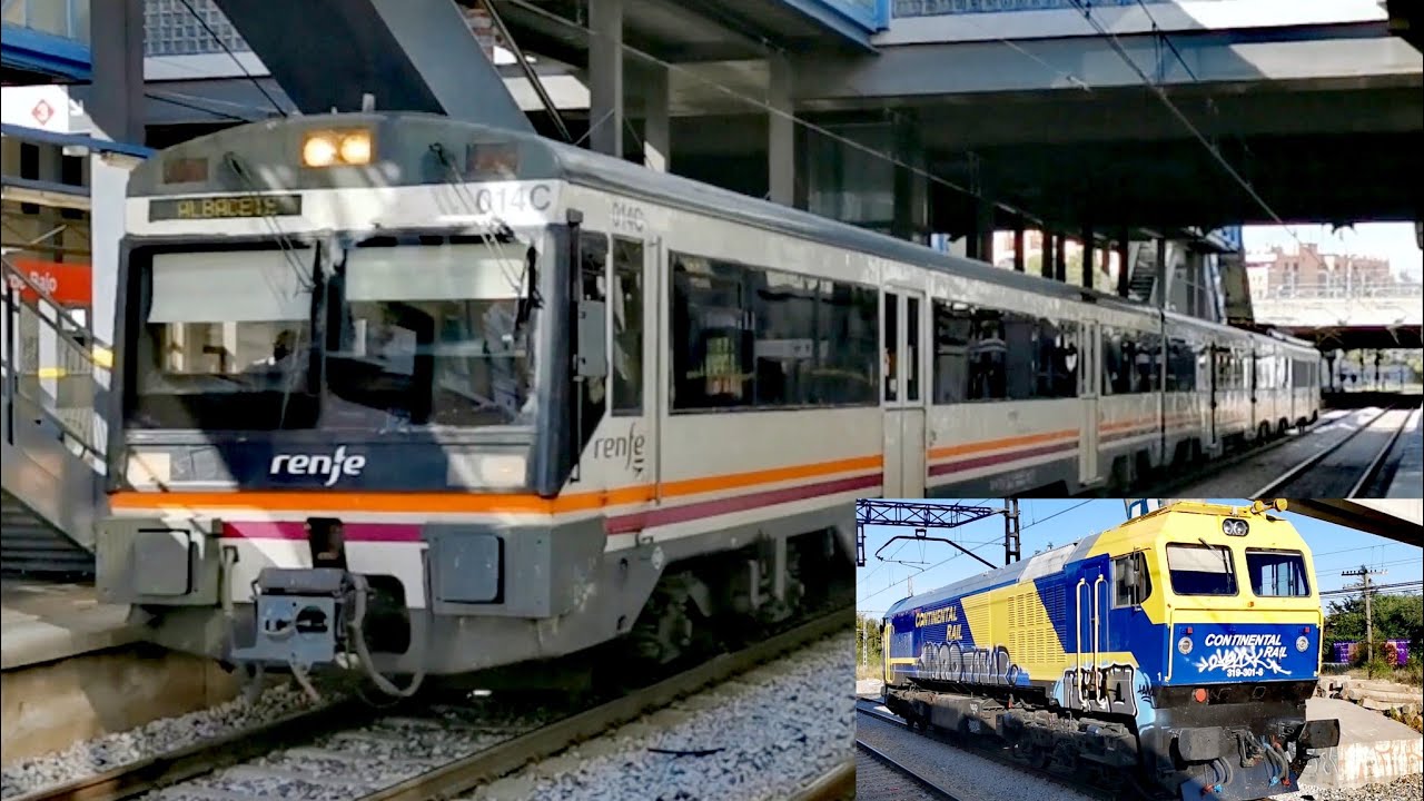 Ferrocarril español : Trenes de pasajeros RENFE operadora y Mercancías #mundotren Spanish Railways