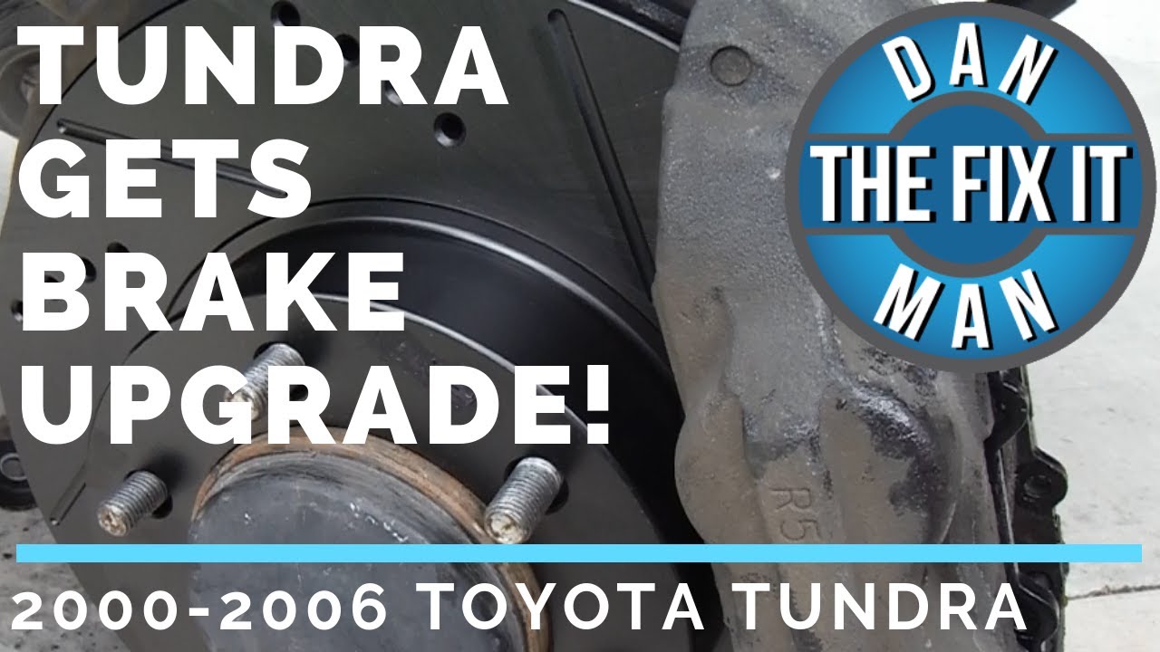 TOYOTA TUNDRA 2000-2006 гг. — Замена передних тормозных колодок и роторов — Модернизация тормозов...