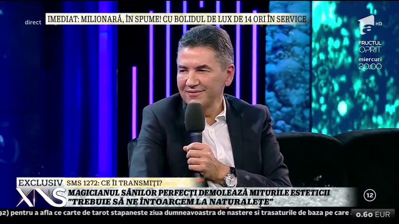 Doctorul Constantin Stan, medicul preferat al vedetelor, demontează miturile esteticii