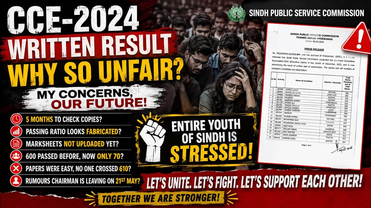 Fabricated CCE-2024 results by SPSC 