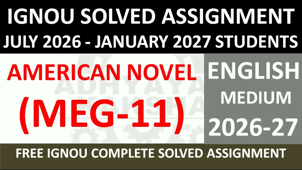 MEG 11 Assignment