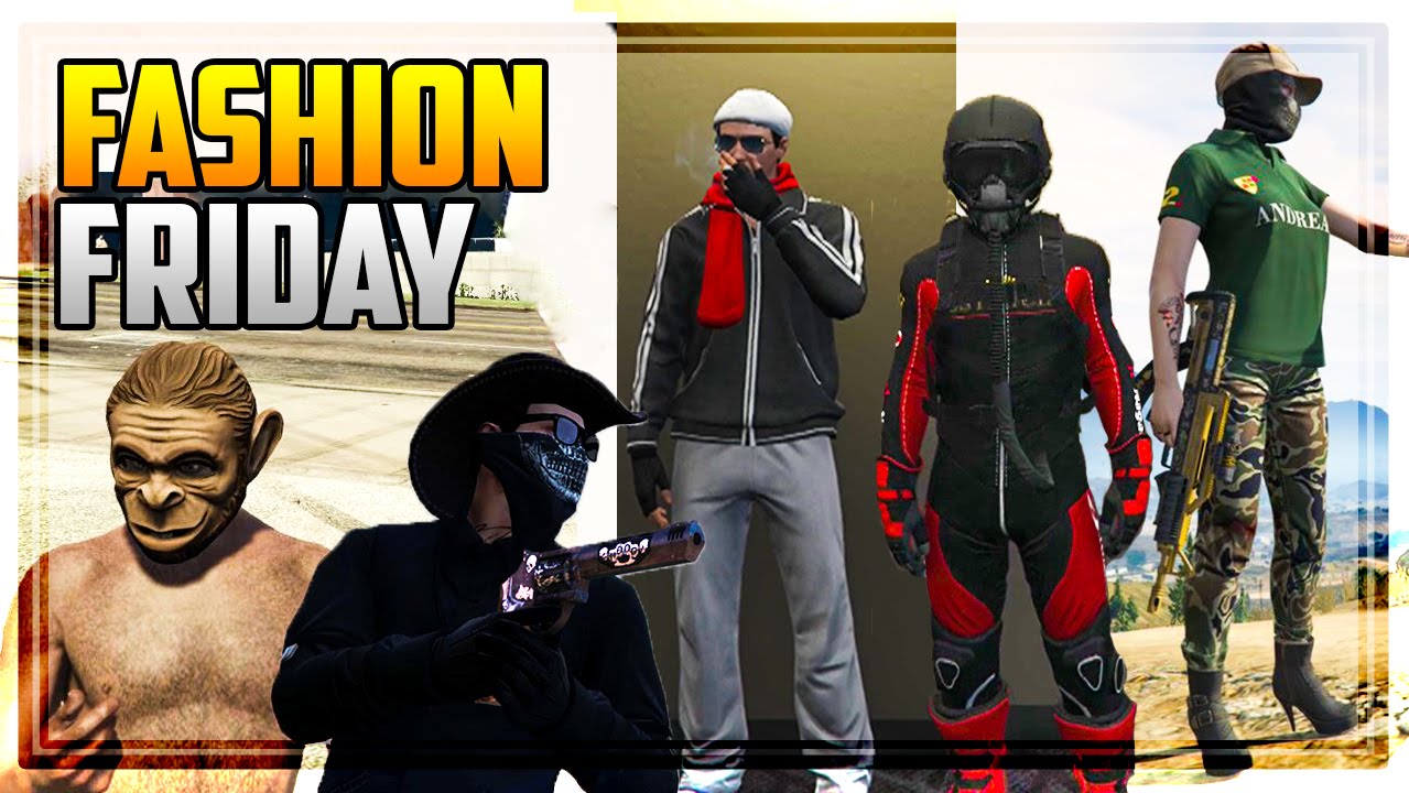 GTA 5 FASHION FRIDAY! 23 NEW OUTFITS! (Harambe, The Russian, Narco Lady, No Man's Sky & MORE)