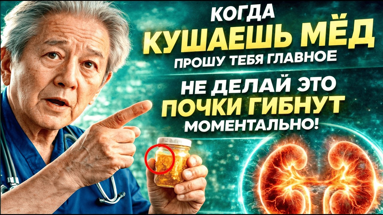 ПРОВЕРЬ! ВСЕ ИСПОЛЬЗУЮТ МЁД НЕПРАВИЛЬНО / ТОП-4 ОПАСНЫХ СОЧЕТАНИЯ ДЛЯ ПОЧЕК