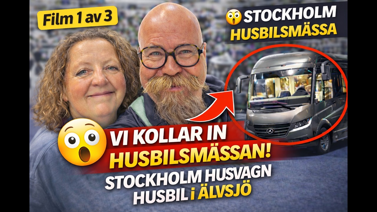 Vi besöker Stockholm Husvagn Husbil. Kollar in Euroamobil & Pilote i detta avsnitt. Häng på !