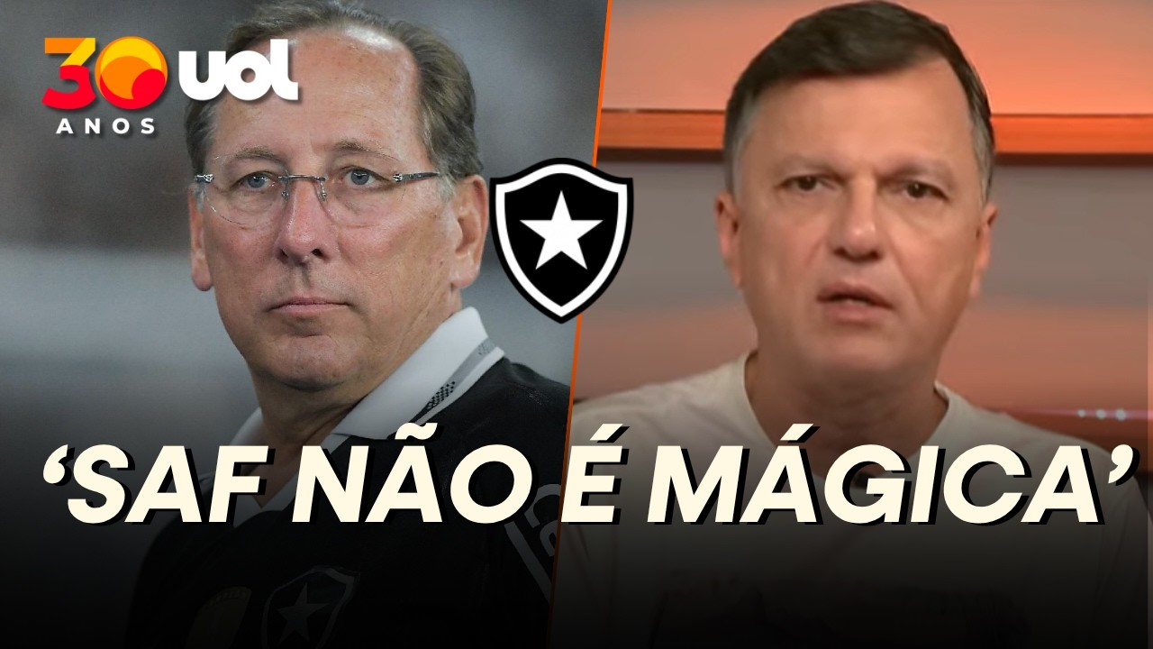MAURO CEZAR: ALERTAS SOBRE SAF DO BOTAFOGO FORAM FEITOS! 'SEM SINAL POSITIVO'