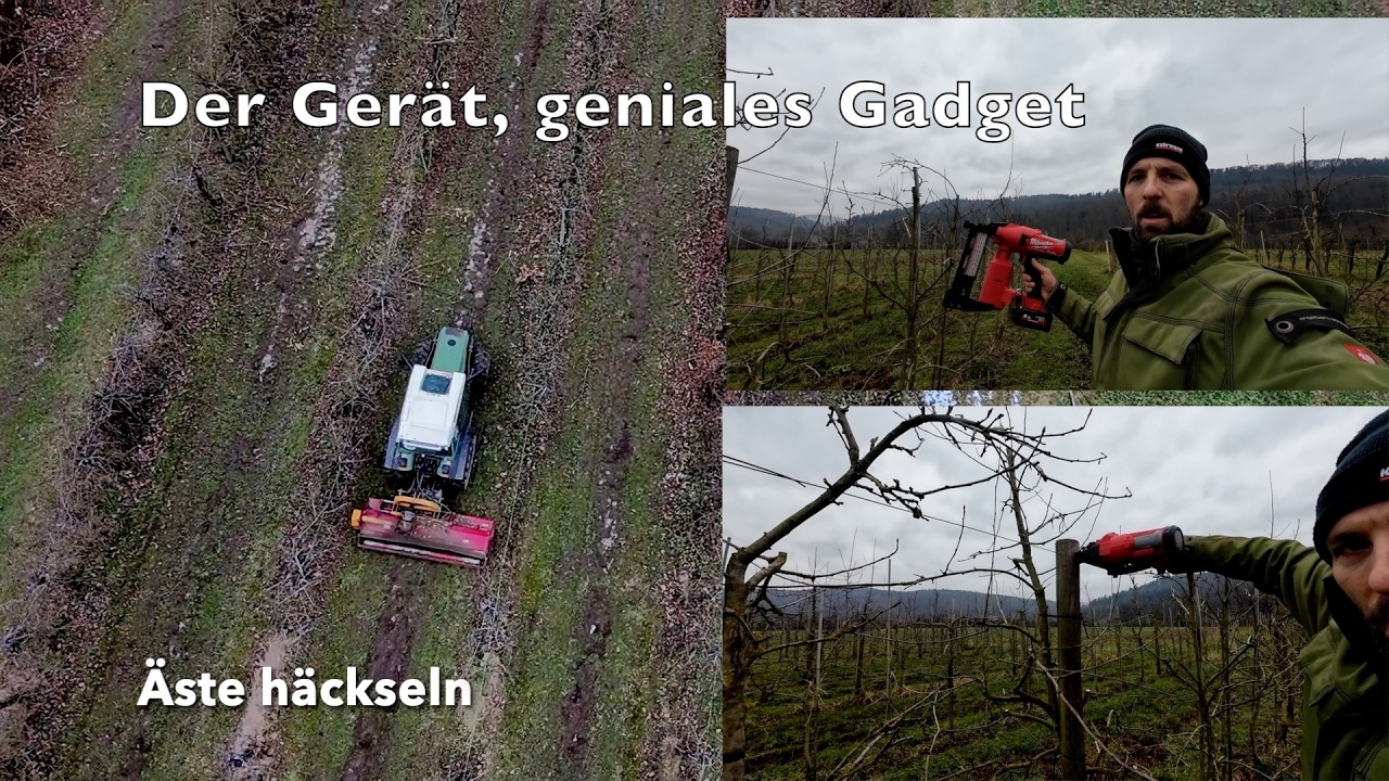Obstbau FarmVlog#121 Busch häckseln