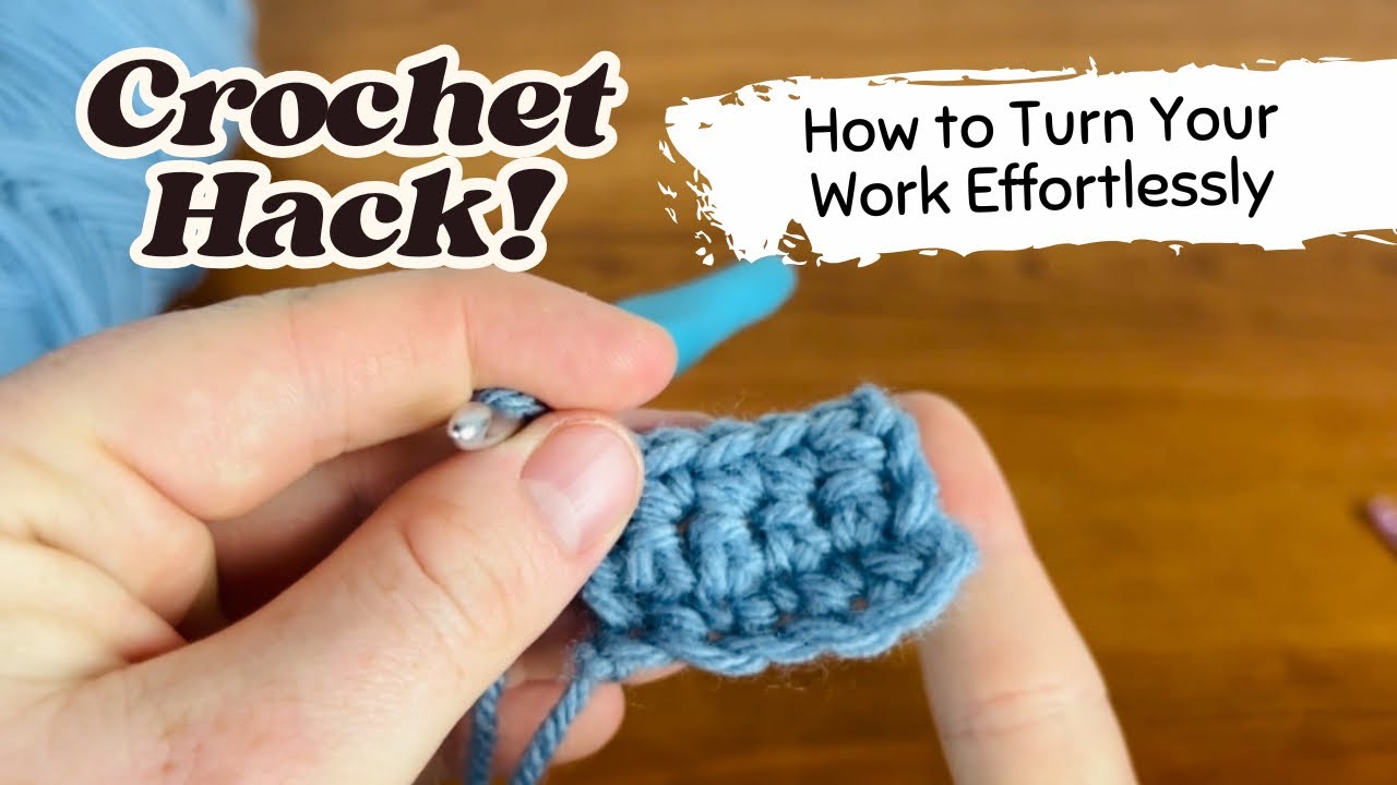 How to Turn in Crochet (Easy Hack for Beginners!)
