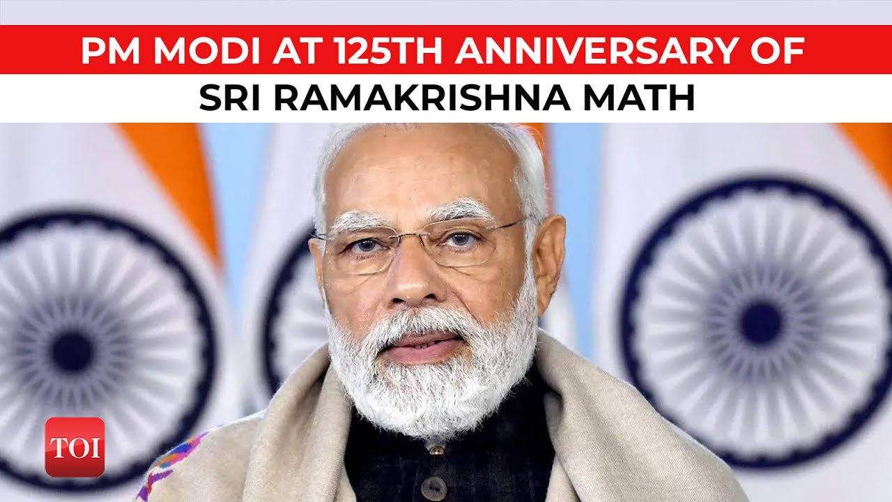 LIVE | PM Modi in Chennai | 125th Anniversary of Sri Ramakrishna Math| TOI Live