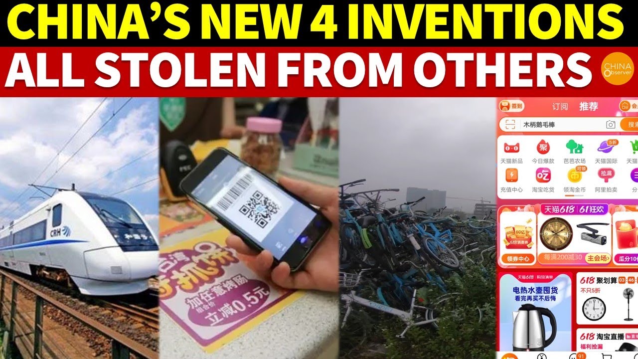 China’s ‘New Four Great Inventions’ Are All Technologies Stolen From Others