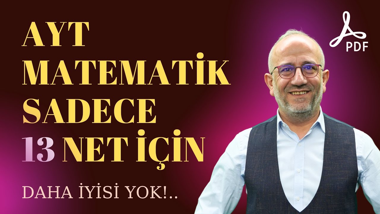 Ayt Matematik Sadece 13 Net Hedefi Olanlar