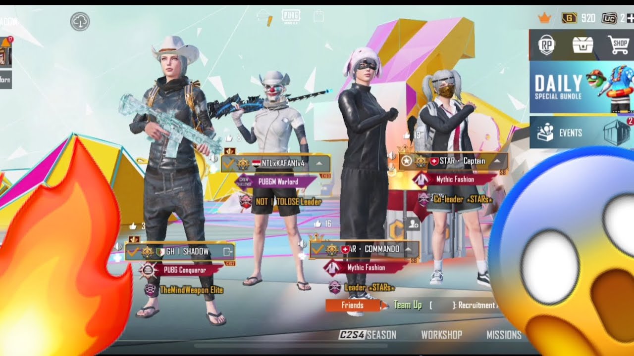 SHADOW DZ + STAR CAPTAIN + STAR COMMANDO + NTL KAFAN 🔥😍 فقيم واحد | PUBG MOBILE