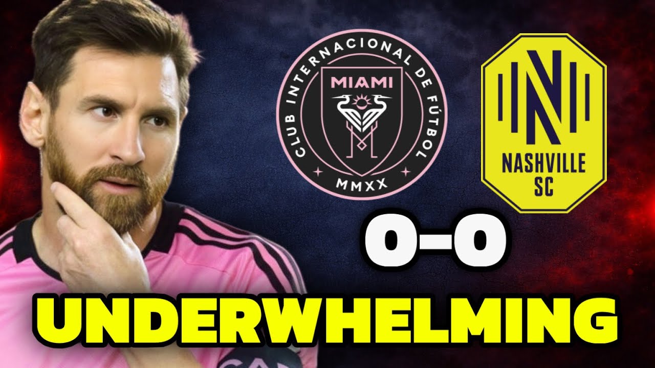 Inter Miami vs Nashville | CONCACAF Champions Cup First Leg Recap