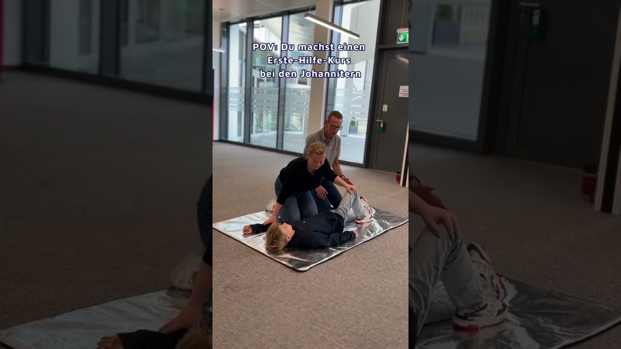 POV: Erste-Hilfe-Kurs bei den Johannitern 🚑 