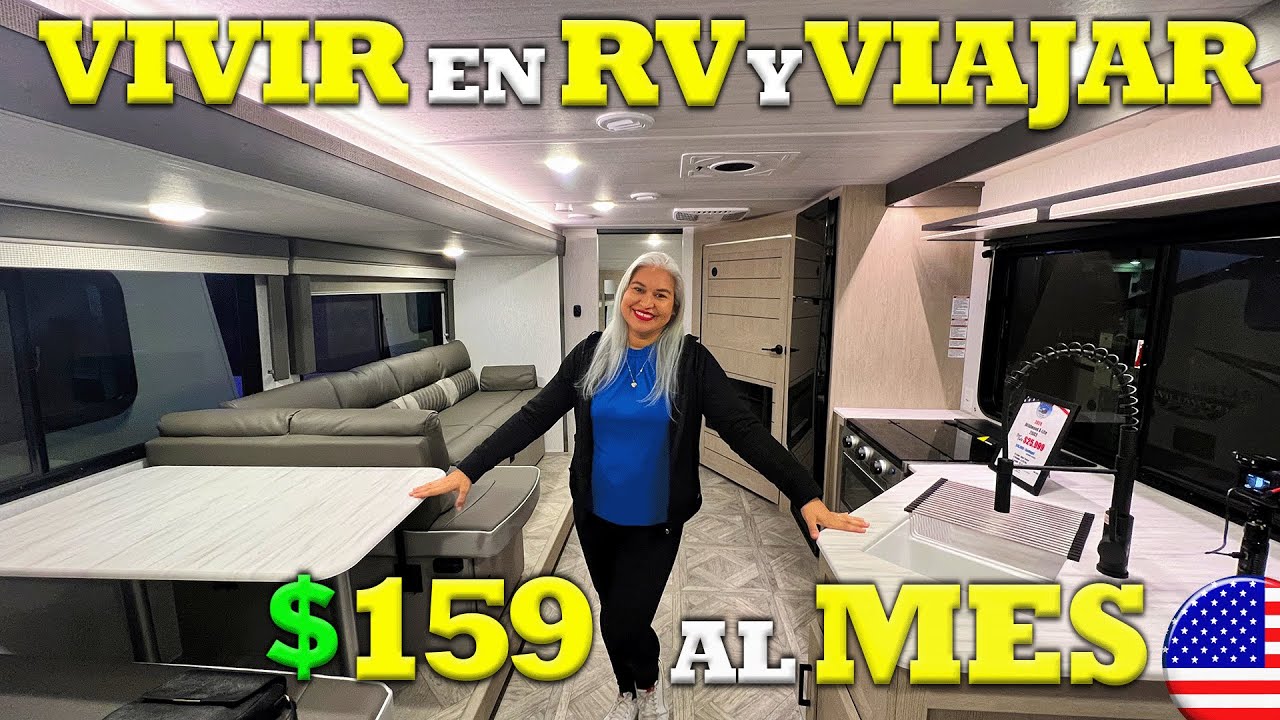 VIVIR en tu RV o CASA RODANTE en USA por tan Solo 159 al MES ¿BARATO?
