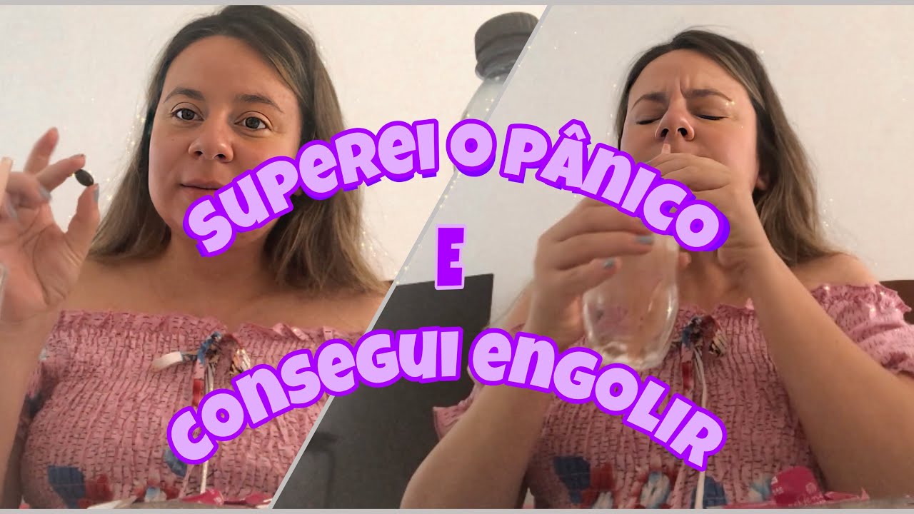 DIFICULDADE PARA ENGOLIR COMPRIMIDOS SUPERADA AOS 9 MESES 😂 DICA PARA ENGOLIR: NÃO PENSA, SÓ ENGOLE