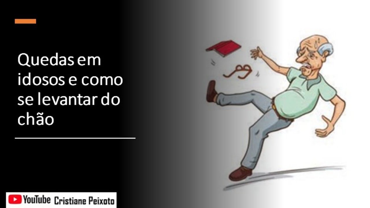 Quedas em idosos e como se levantar do chão.