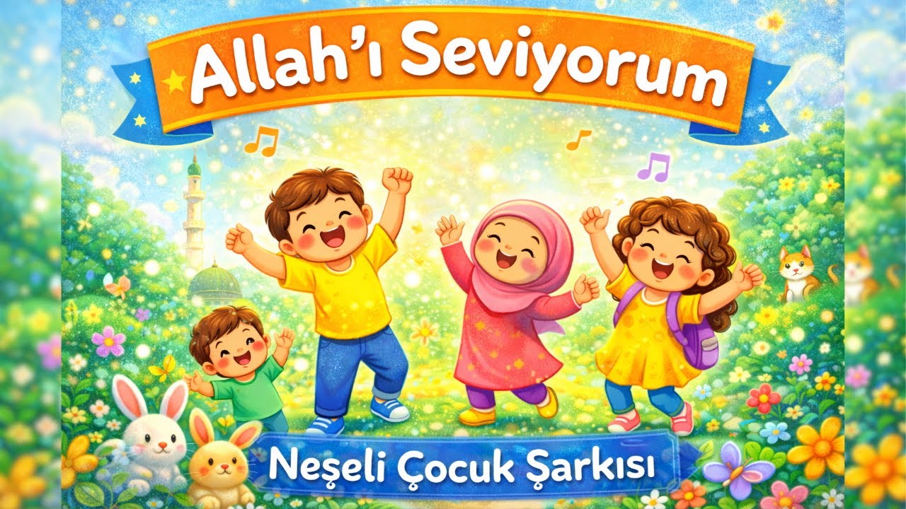 Allah’ı Seviyorum | Neşeli Çocuk Şarkısı | Minik Kalpler