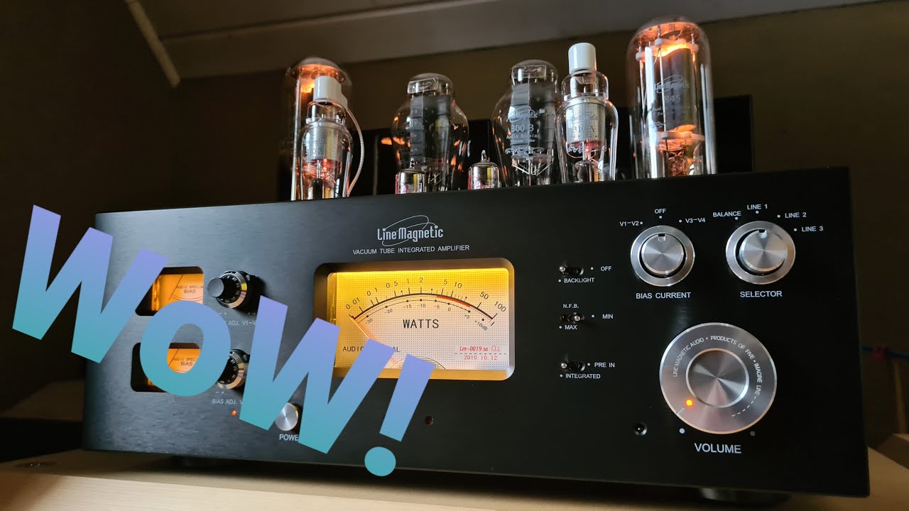 WOW! TUBES! LM 845 Premium by Line Magnetic SET Integrated Amp + Denafrips Terminator R2R DAC Part 1