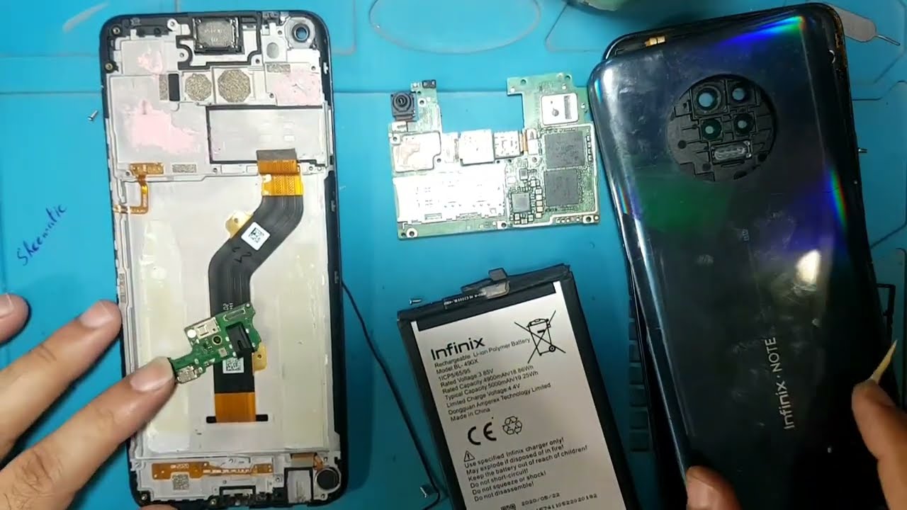 Infinix Note 7 disassembly / How to open infinix Note 7 @jalalmobiletricks