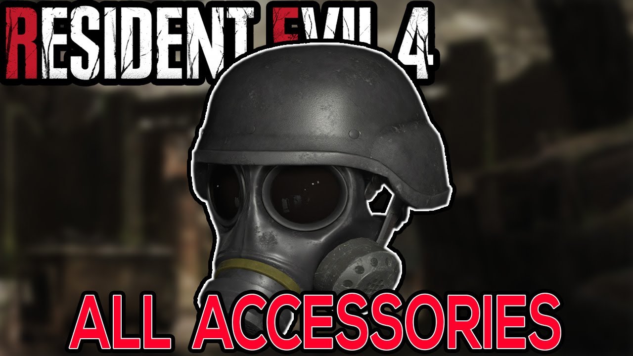 Resident Evil 4 Remake Все аксессуары Леона