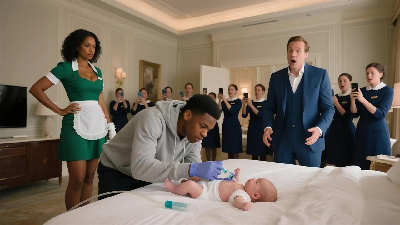 Billionaire’s Baby Cried for Hours in His Mansion — Until the Black Maid’s Son Did the Unthinkable