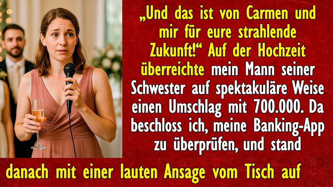 Mein Mann überreichte seiner Schwester einen Umschlag mit 700.000. Da beschloss ich...