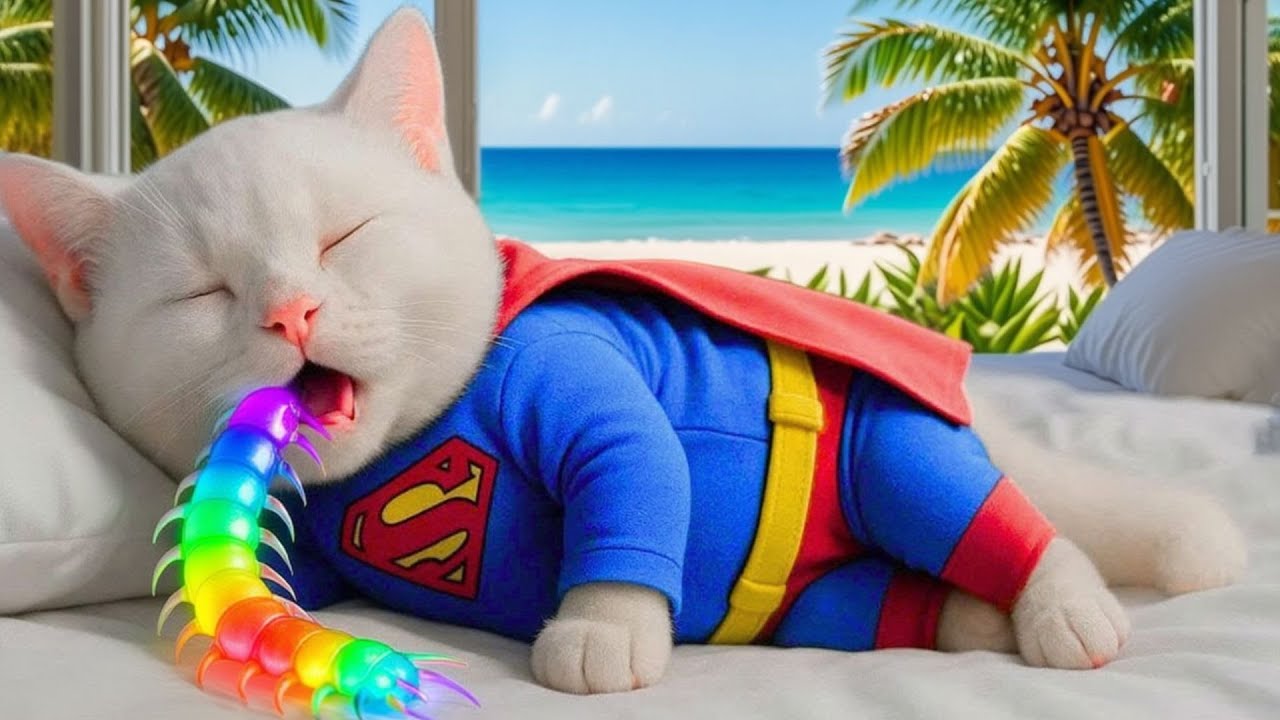 Compilation 🐱 OMG! Super Kitten Gets in Big Trouble After Eating a Magical Bug | Epic Cat Animation