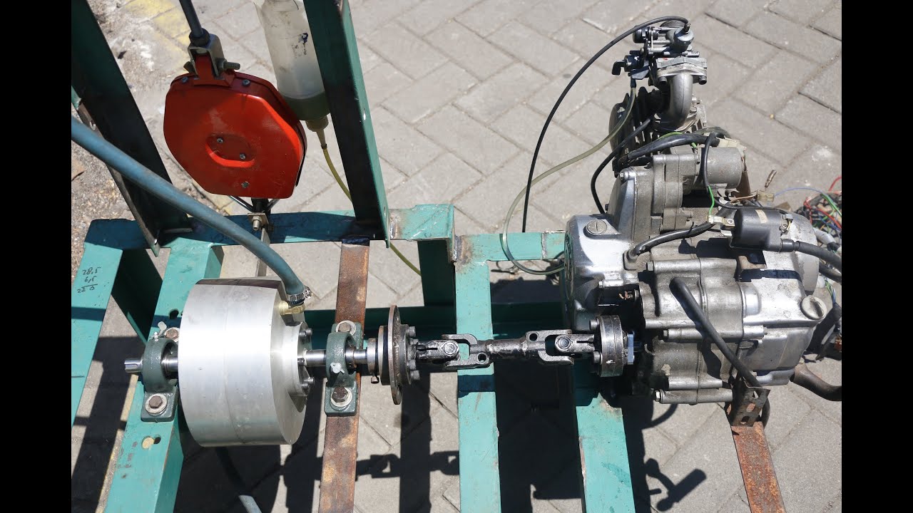 Uji coba dynamometer pembebanan air