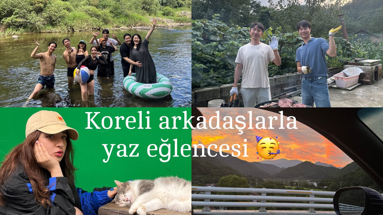 Koreli arkadaşlarla 2 gün yatı VLOG 🏄 ⛱️ Gülmekten çekemedim 🤣
