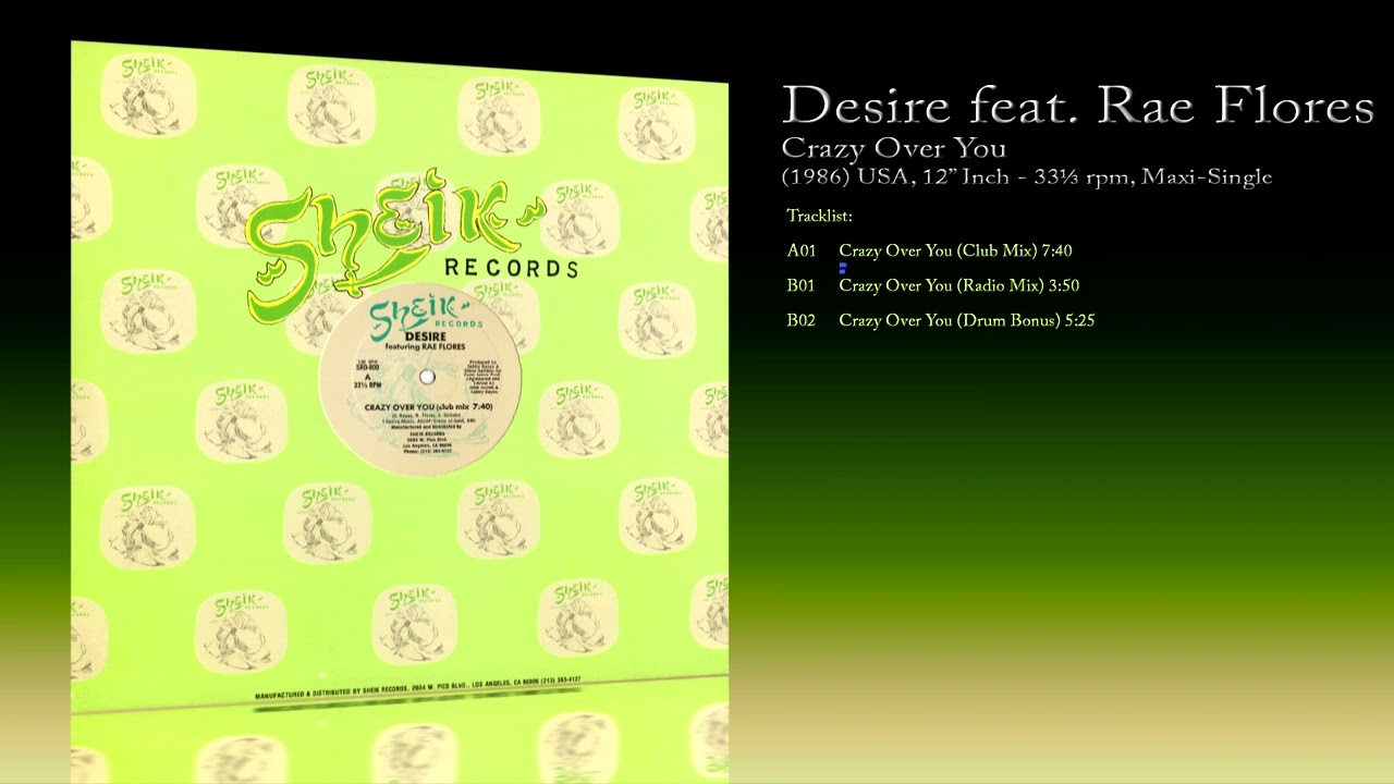 Desire feat. Rae Flores (1986) Crazy Over You [12