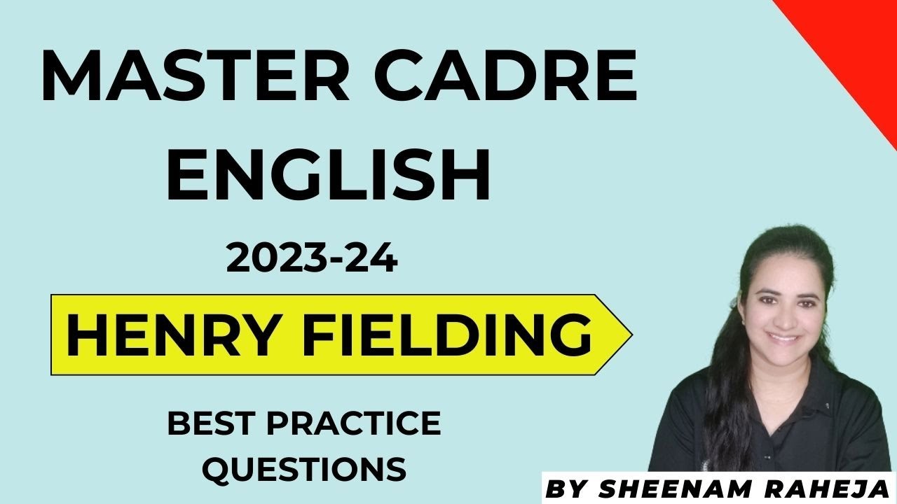 HENRY FIELDING TEST  MASTERCADRE  ENGLISH PUNJAB 