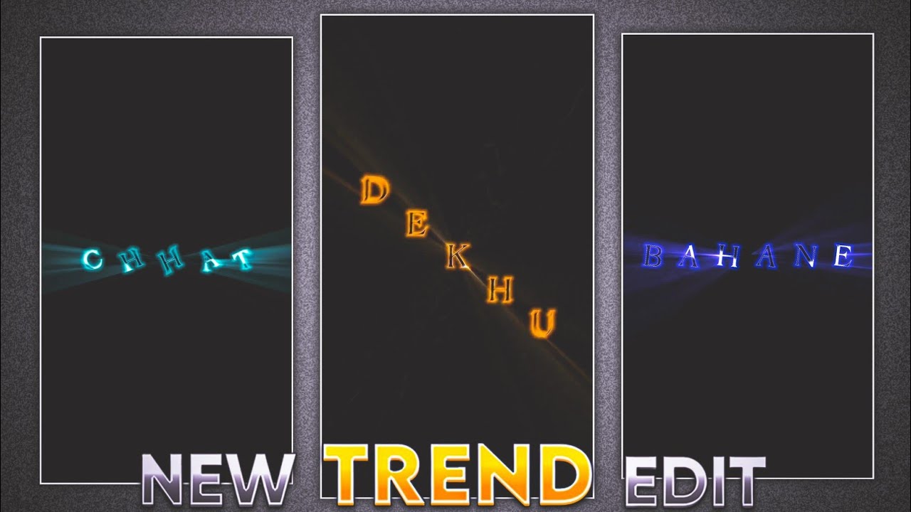 Instagram trending black screen lyrics video kaise banaye