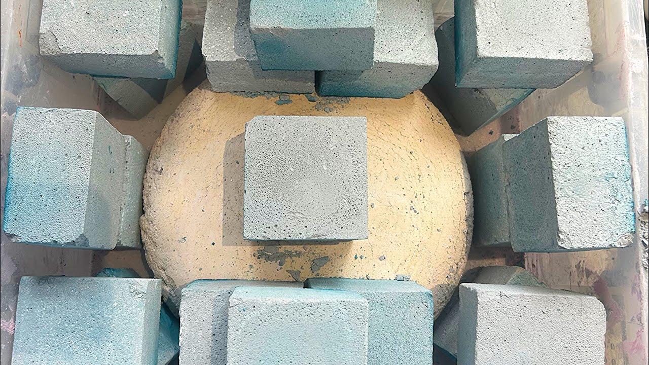 Massive chunk & grey blocks | asmrgymchalk | satisfying | please subscribe | crunchy | powdery 