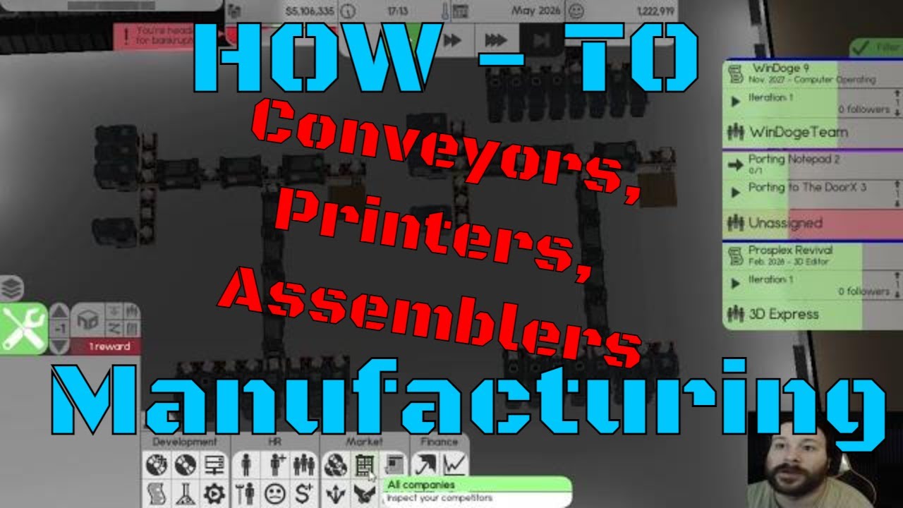 Software Inc | Alpha 11 Manufacturing Tutorial