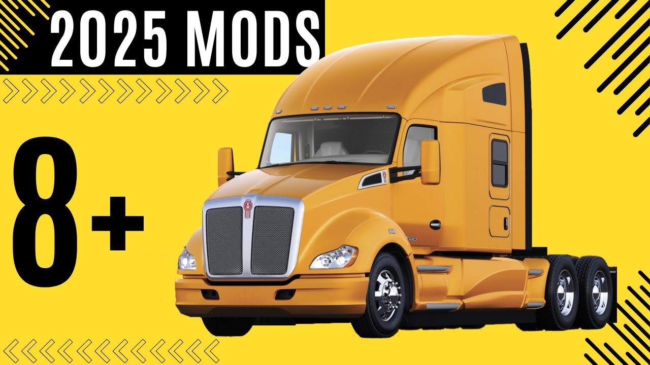 8 ATS Mods, Most USEFUL for SIMULATION for 1.56/1.55