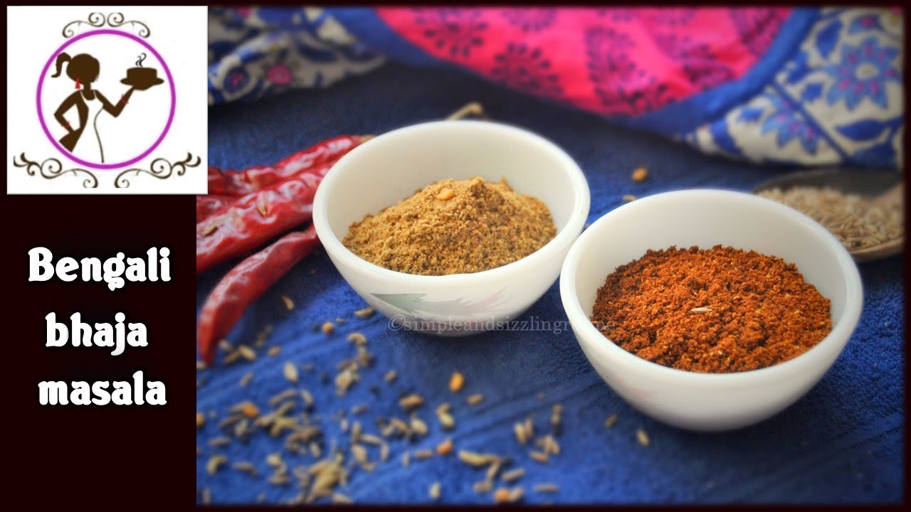 Bengali Bhaja Masala Recipe | 2 Types of Bhaja Moshla Spice Mix for Aloo Dum, Ghugni, Chatni