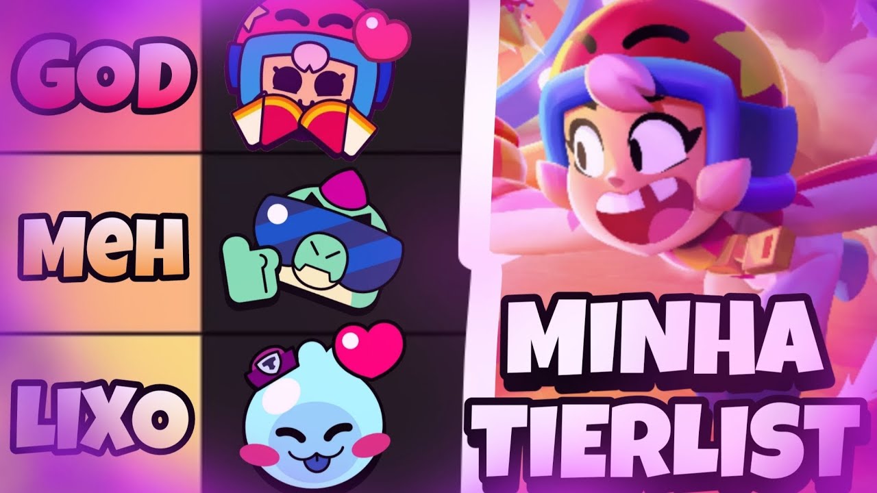MINHA TIERLIST DE TODOS OS 94 BRAWLERS DO BRAWL STARS!