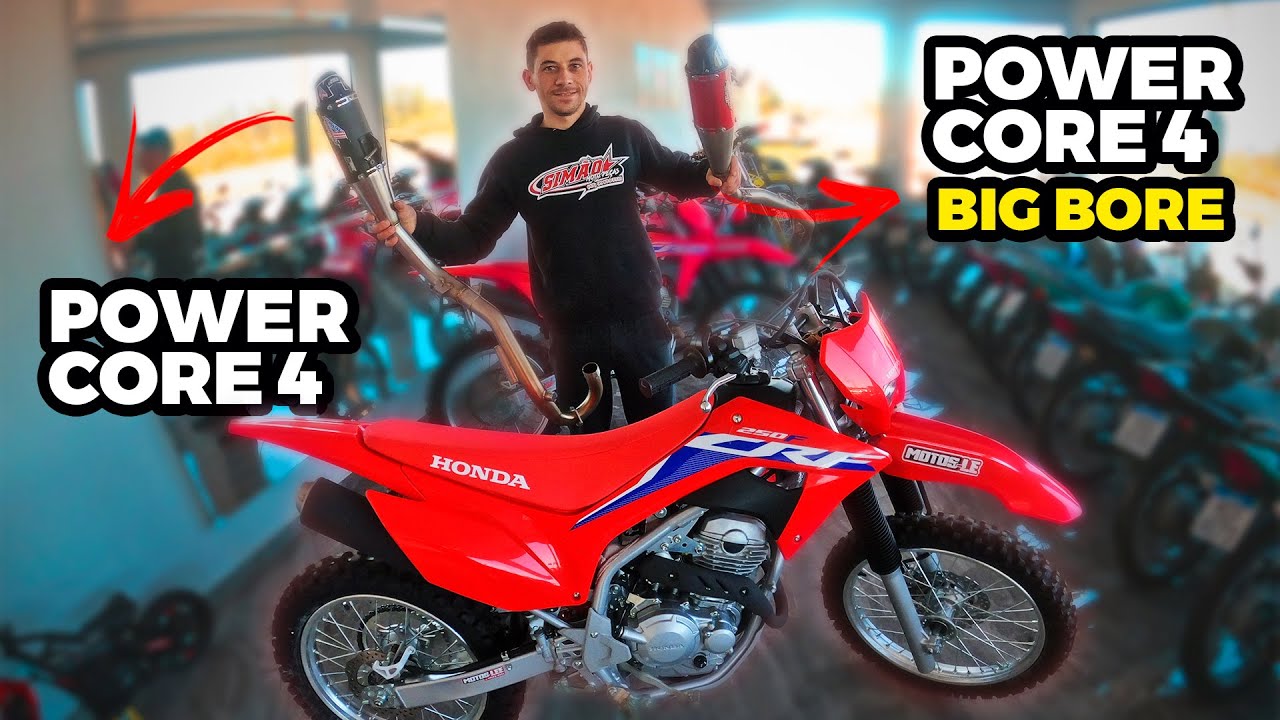 DIFERENÇA REAL ENTRE O POWER CORE 4 E BIG BORE NA CRF 250F