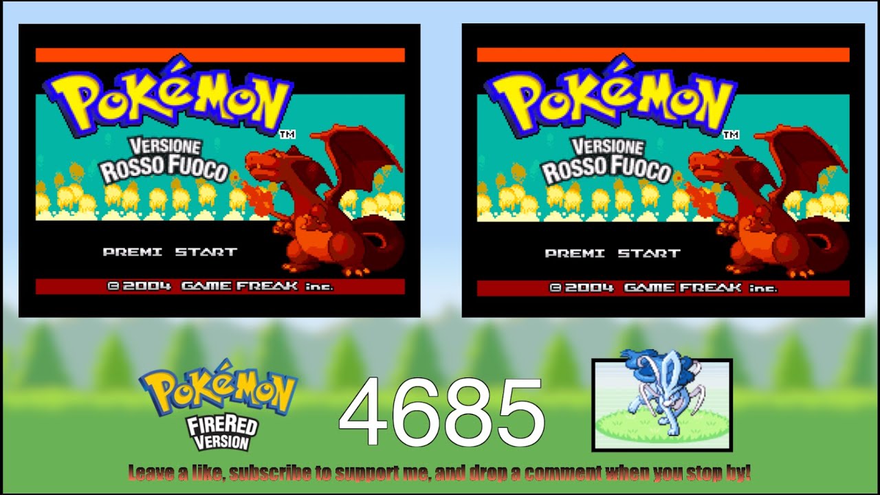 🔴 Pokémon Fire Red 🔥 - Shiny  Roaming Suicune Live Hunting - ORIGINAL HARDWARE! 4685+ Encounters