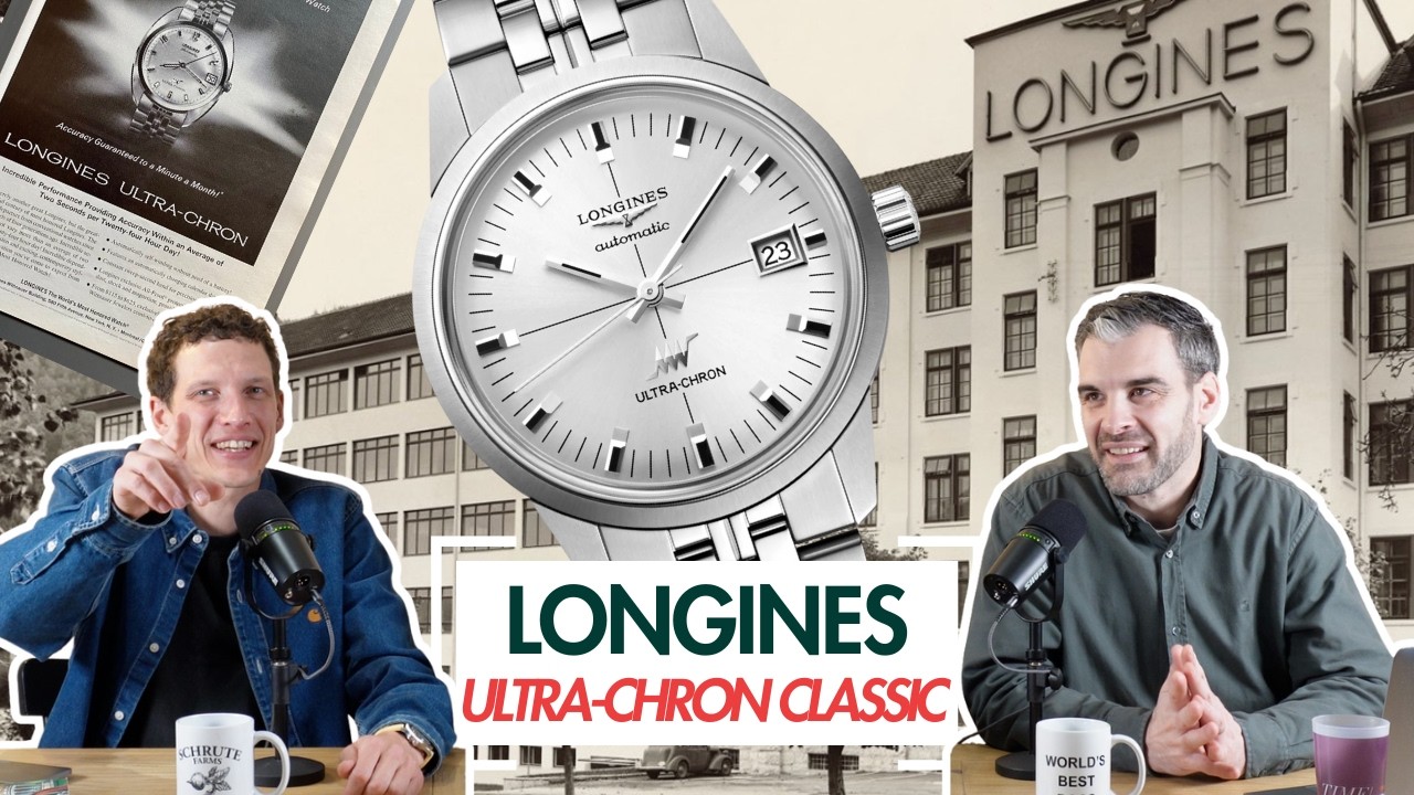 Aurélien découvre la Longines Ultra-Chron Classic en 37mm : le retour d'une icône haute fréquence !