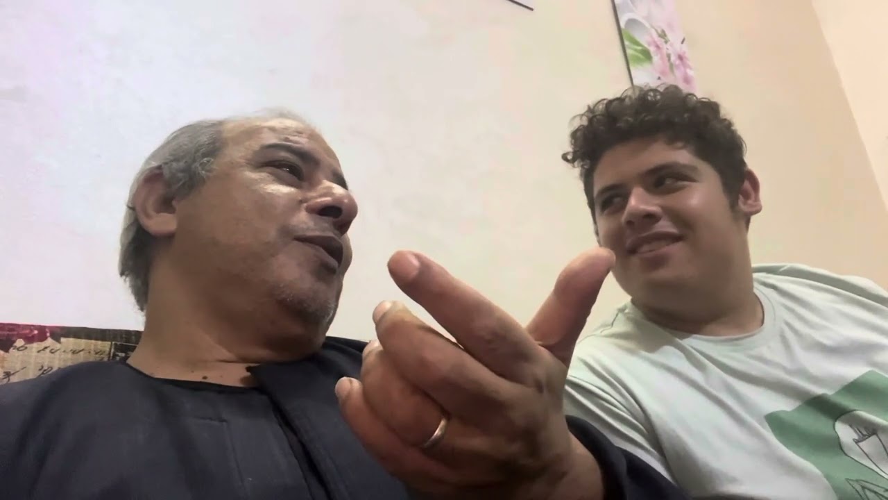 لما حفيدى طه يقتحم الفيديو ويبرجل المقطع مع الشيخ رمضان درغام ومقام النهاوند