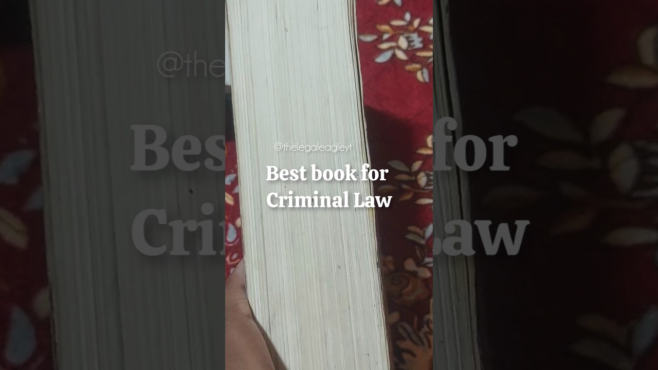 Best book for Criminal Law 