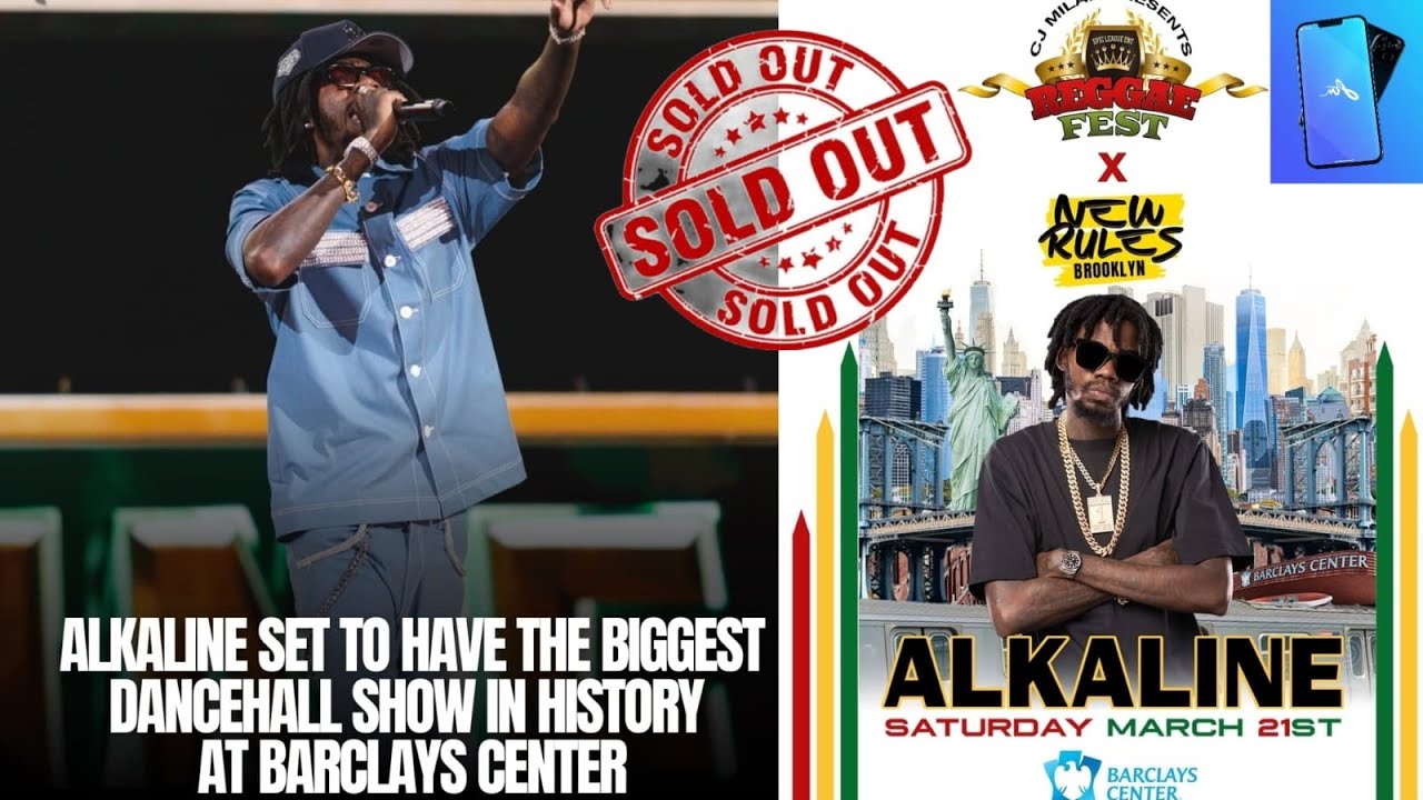 Alkaline Creating History The Biggest BARCLAYS CENTER SHOW |Katel 🐑 Crying |Masicka Fans Hurting