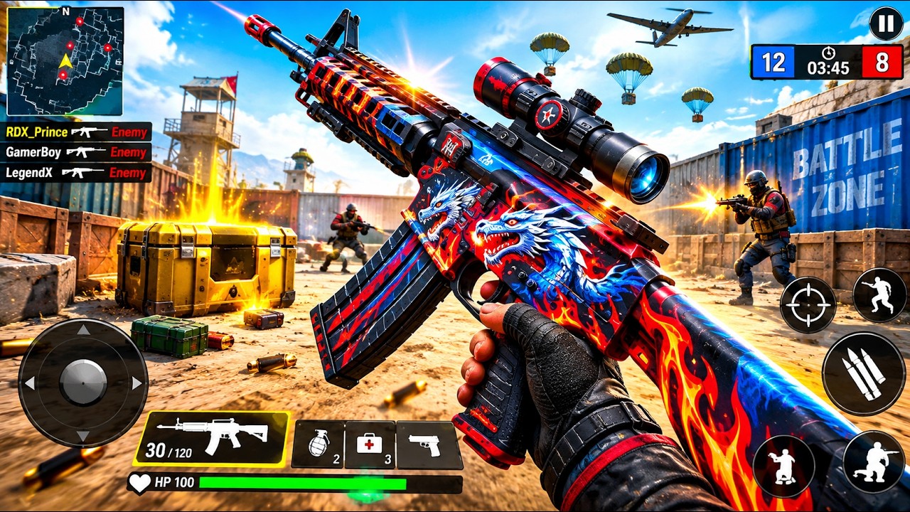 Commando Shooting Game | FPS Gun Game | Android Gameplay