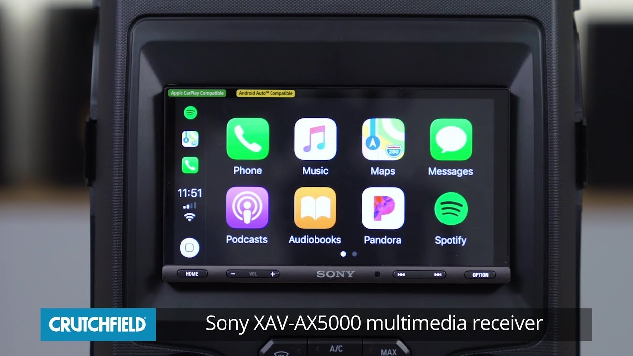 Sony XAV-AX5000 digital multimedia receiver | Crutchfield video
