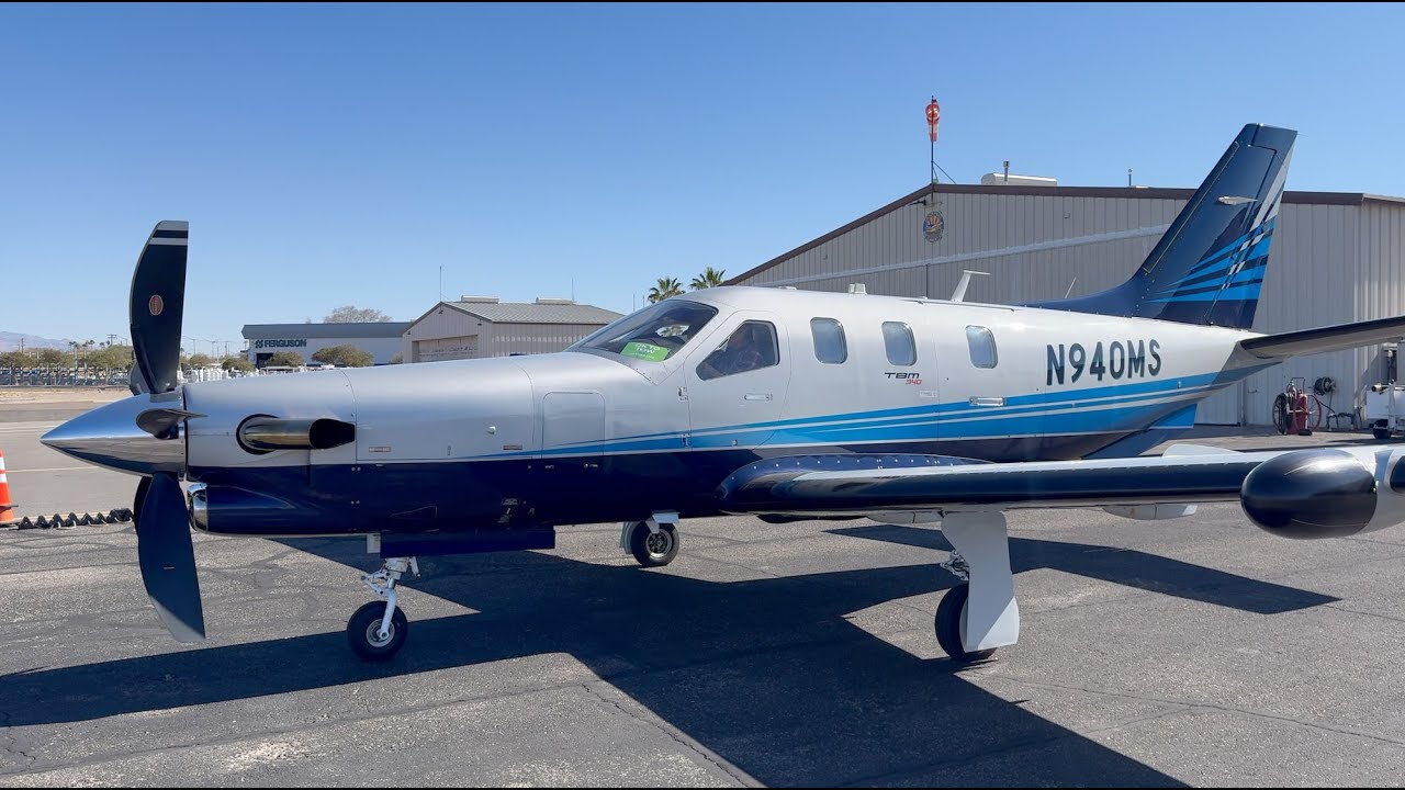 TBM 940 Startup | Amazing PT6 Engine Sound