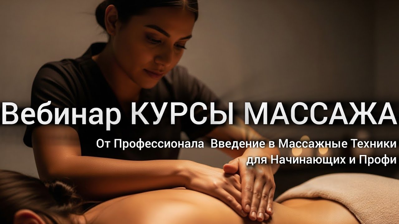 КУРСЫ МАССАЖА • От Профессионала: Введение в Массажные Техники для Начинающих и Профи