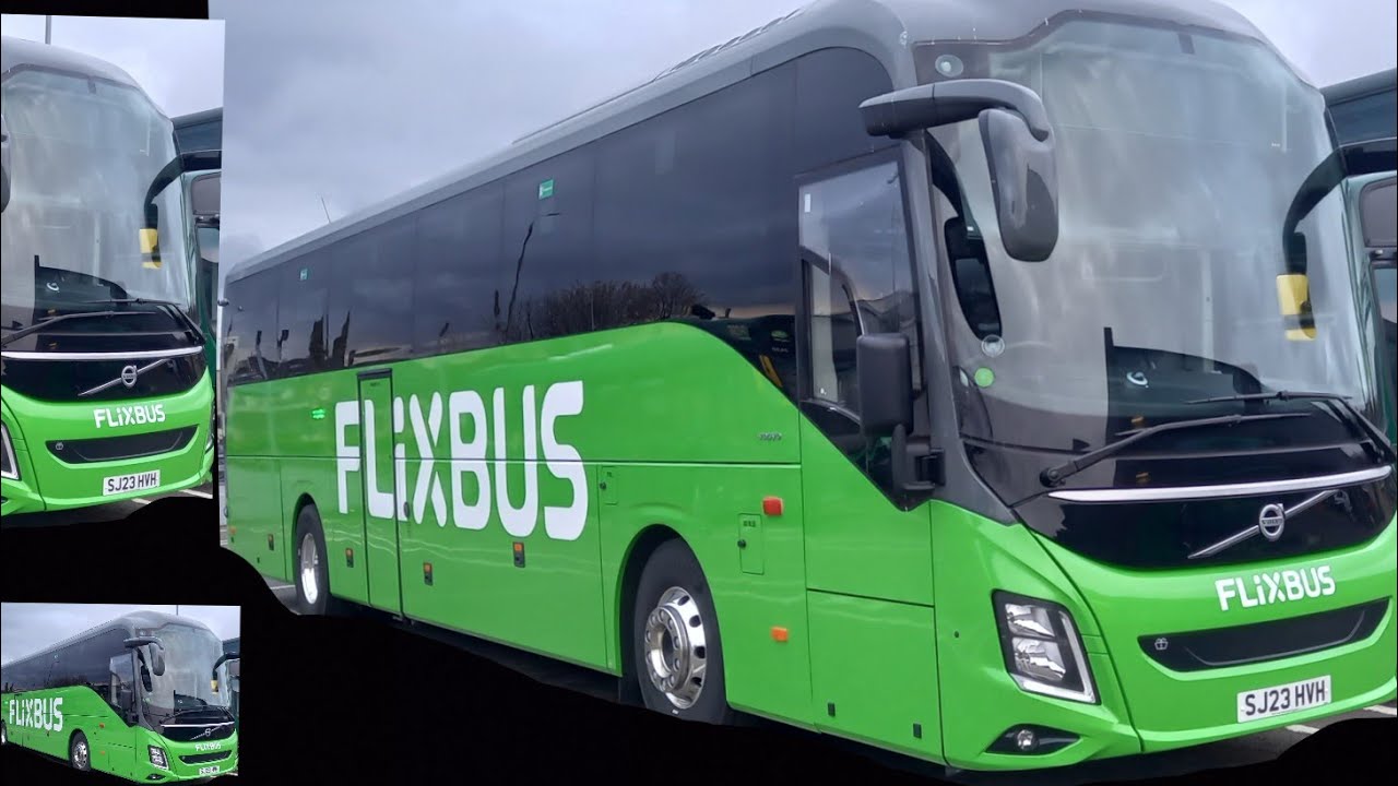 Volvo 9700 (new 23 plate flixbus coach on Aberdeen to Dundee)...Scotland...2023...