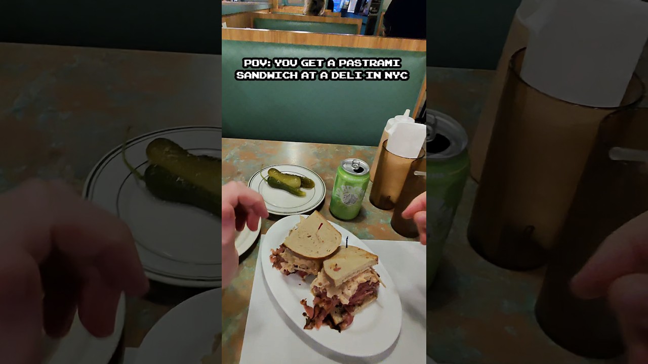 pov pastrami reuben in NYC #nyc #deli #bronx #diner #foodie #citylife #pastrami #nycfood